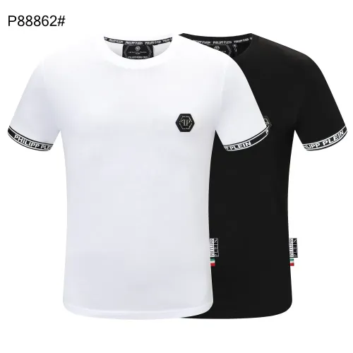 Replica Philipp Plein PP T-Shirts Short Sleeved For Men #1410130 $27.00 USD for Wholesale