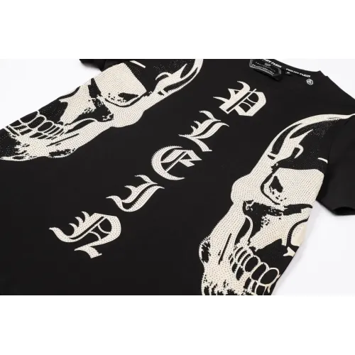 Replica Philipp Plein PP T-Shirts Short Sleeved For Men #1410132 $27.00 USD for Wholesale