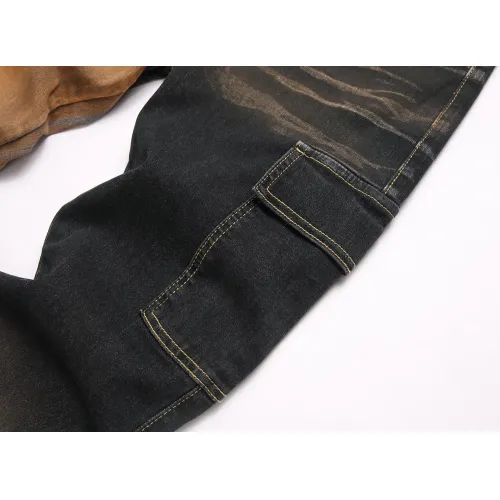 Replica Balmain Jeans For Men #1410420 $48.00 USD for Wholesale