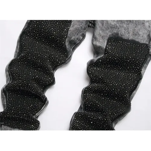 Replica Balmain Jeans For Men #1410422 $48.00 USD for Wholesale