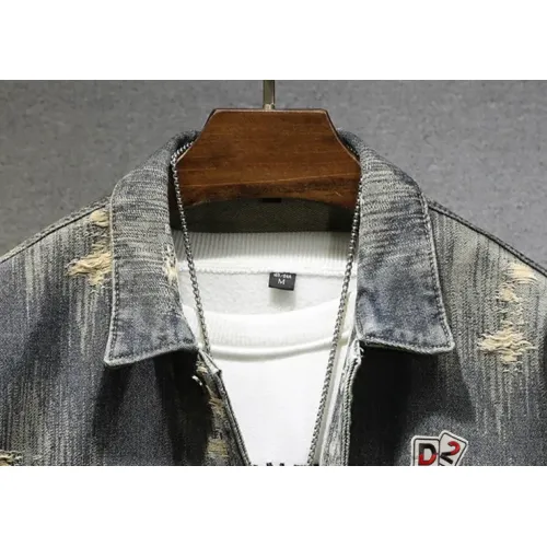 Replica Dsquared Jackets Long Sleeved For Men #1410778 $72.00 USD for Wholesale