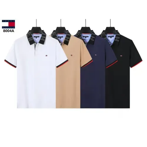 Replica Tommy Hilfiger TH T-Shirts Short Sleeved For Men #1411094 $38.00 USD for Wholesale