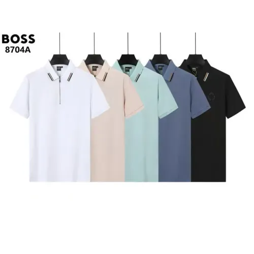 Replica Boss T-Shirts Short Sleeved For Men #1411199 $38.00 USD for Wholesale