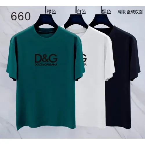 Replica Dolce & Gabbana D&G T-Shirts Short Sleeved For Men #1411286 $38.00 USD for Wholesale