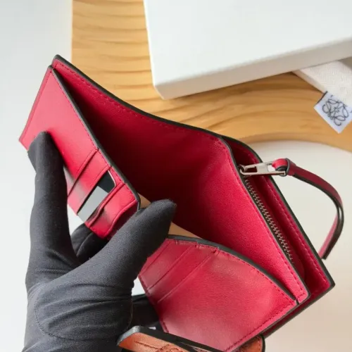 Replica LOEWE Wallet For Unisex #1412040 $56.00 USD for Wholesale