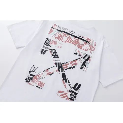 Replica Off-White T-Shirts Short Sleeved For Unisex #1412165 $32.00 USD for Wholesale