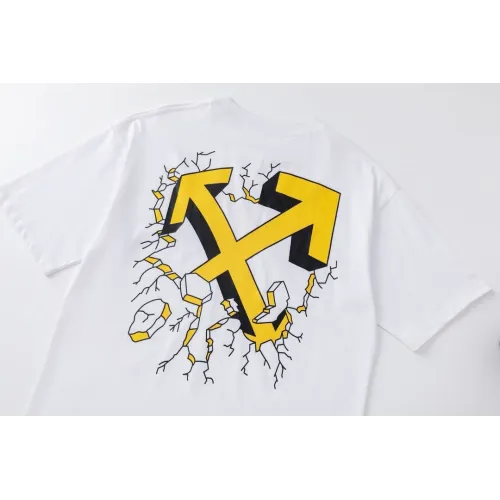 Replica Off-White T-Shirts Short Sleeved For Unisex #1412173 $32.00 USD for Wholesale