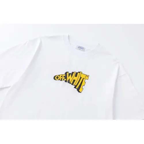 Replica Off-White T-Shirts Short Sleeved For Unisex #1412173 $32.00 USD for Wholesale
