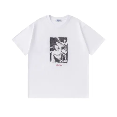 Off-White T-Shirts Short Sleeved For Unisex #1412175