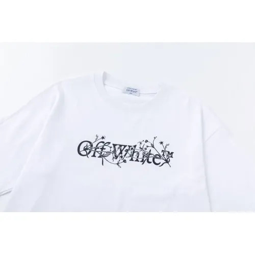 Replica Off-White T-Shirts Short Sleeved For Unisex #1412183 $32.00 USD for Wholesale