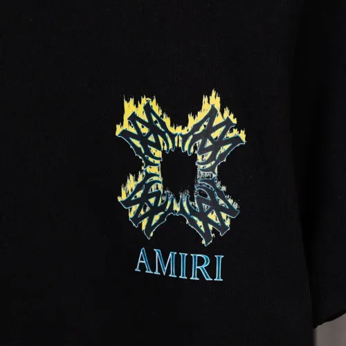 Replica Amiri T-Shirts Short Sleeved For Men #1412320 $36.00 USD for Wholesale