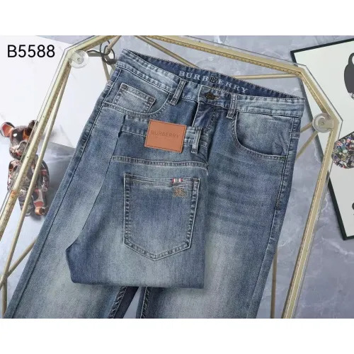Replica Burberry Jeans For Men #1412451 $45.00 USD for Wholesale