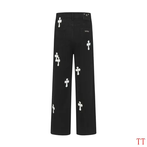 Replica Chrome Hearts Jeans For Men #1412473 $60.00 USD for Wholesale