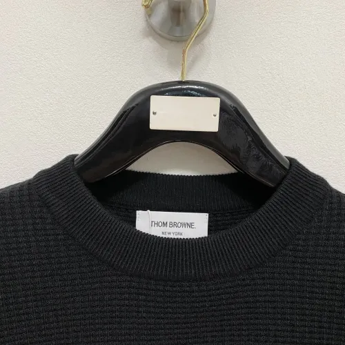 Replica Thom Browne TB Sweaters Long Sleeved For Men #1412756 $85.00 USD for Wholesale