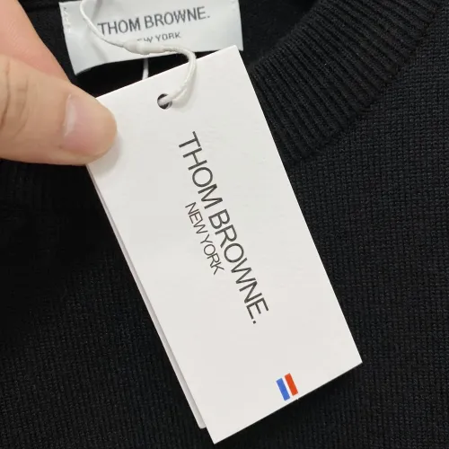 Replica Thom Browne TB Sweaters Long Sleeved For Men #1412759 $85.00 USD for Wholesale