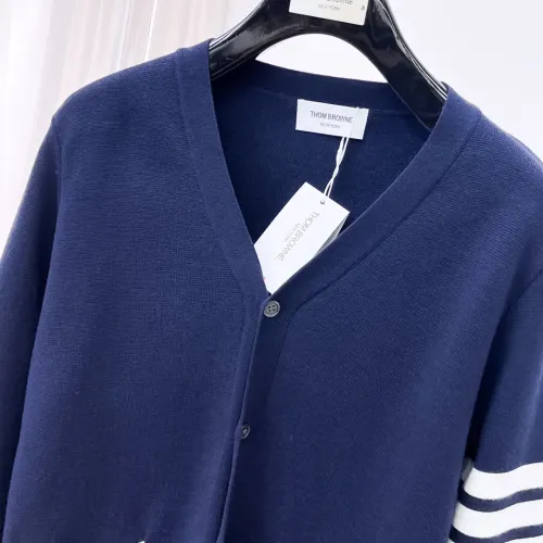 Replica Thom Browne TB Sweaters Long Sleeved For Men #1412845 $98.00 USD for Wholesale