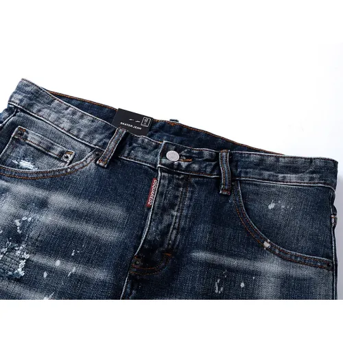 Replica Dsquared Jeans For Men #1413119 $56.00 USD for Wholesale