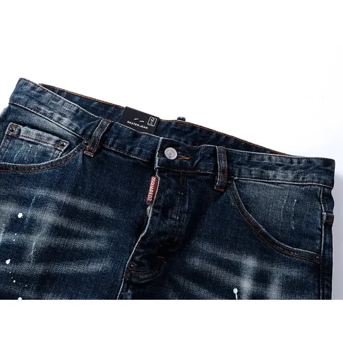 Replica Dsquared Jeans For Men #1413121 $56.00 USD for Wholesale