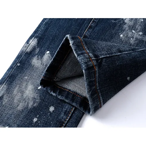 Replica Dsquared Jeans For Men #1413127 $56.00 USD for Wholesale