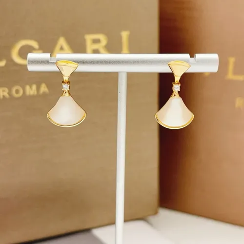 Replica Bvlgari Earrings For Women #1413343 $32.00 USD for Wholesale