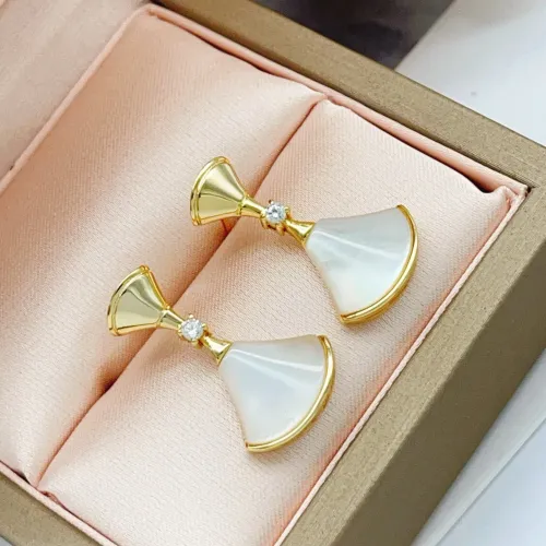 Replica Bvlgari Earrings For Women #1413343 $32.00 USD for Wholesale