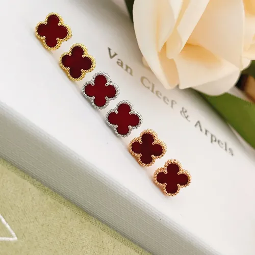 Replica Van Cleef & Arpels Earrings For Women #1413523 $25.00 USD for Wholesale