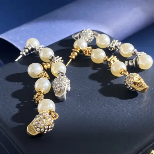 Replica Alexander McQueen Earrings For Women #1413766 $29.00 USD for Wholesale