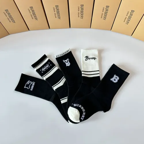Replica Burberry Socks #1414869 $29.00 USD for Wholesale