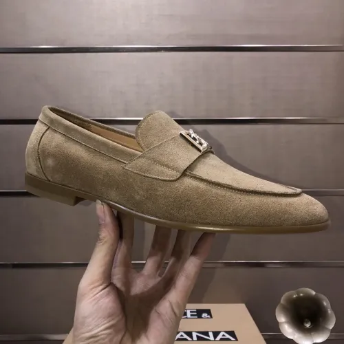 Replica Dolce & Gabbana D&G Leather Shoes For Men #1415791 $98.00 USD for Wholesale