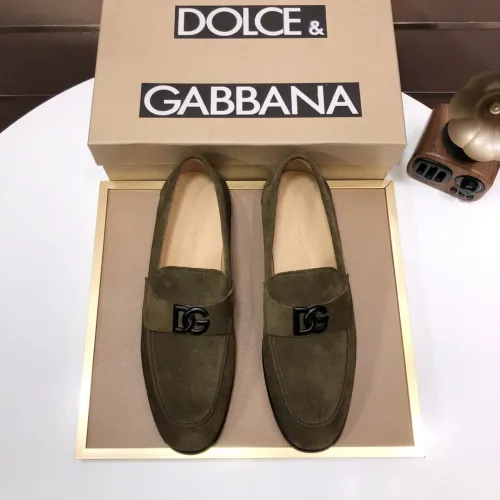 Replica Dolce & Gabbana D&G Leather Shoes For Men #1415792 $98.00 USD for Wholesale