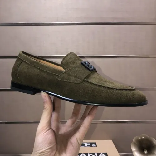 Replica Dolce & Gabbana D&G Leather Shoes For Men #1415792 $98.00 USD for Wholesale