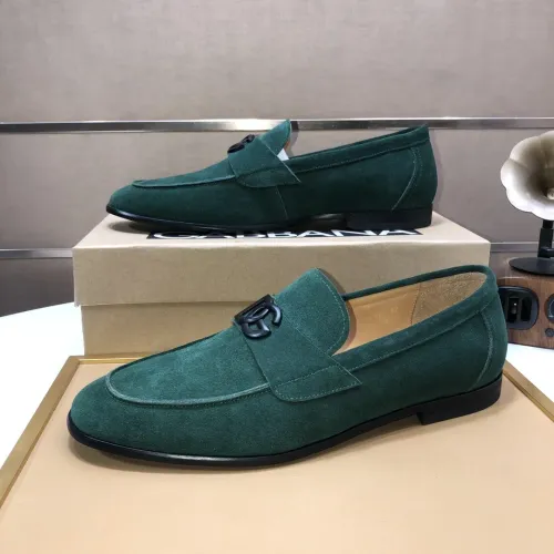 Replica Dolce & Gabbana D&G Leather Shoes For Men #1415793 $98.00 USD for Wholesale