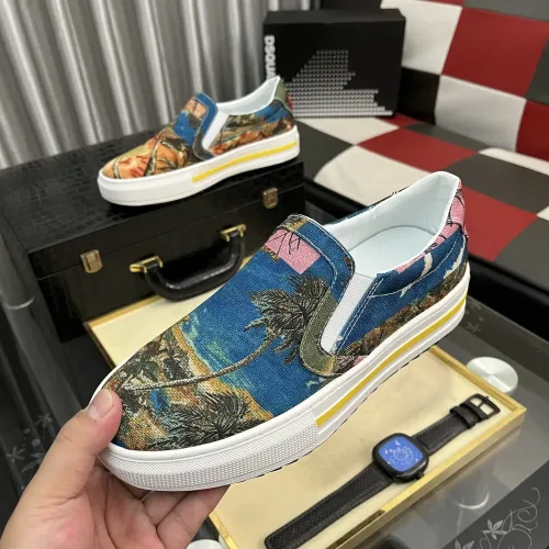 Replica Dsquared Casual Shoes For Men #1416098 $80.00 USD for Wholesale