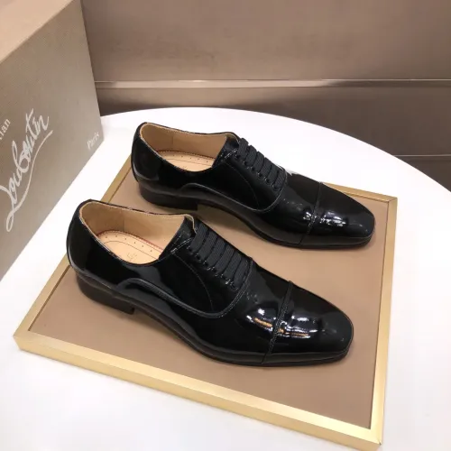 Replica Christian Louboutin Leather Shoes For Men #1416166 $112.00 USD for Wholesale