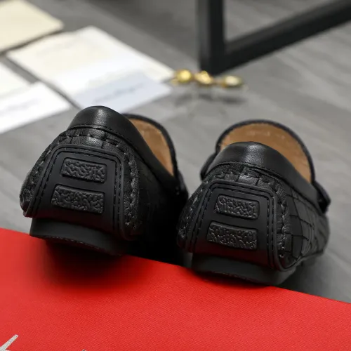 Replica Salvatore Ferragamo Leather Shoes For Men #1416442 $76.00 USD for Wholesale