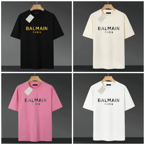 Replica Balmain T-Shirts Short Sleeved For Unisex #1416460 $39.00 USD for Wholesale