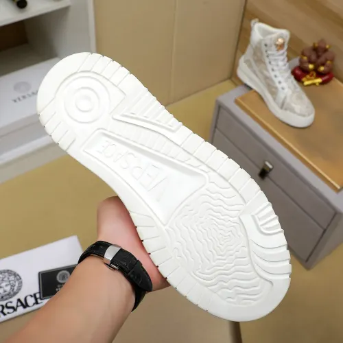 Replica Versace High Tops Shoes For Men #1416494 $85.00 USD for Wholesale