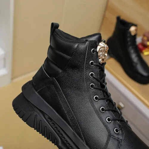 Replica Versace High Tops Shoes For Men #1416496 $85.00 USD for Wholesale