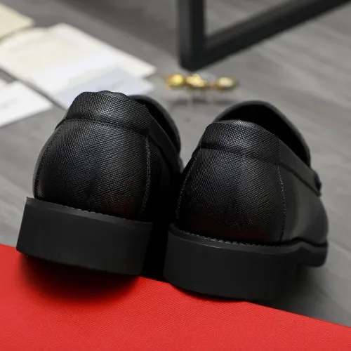 Replica Salvatore Ferragamo Leather Shoes For Men #1416533 $96.00 USD for Wholesale
