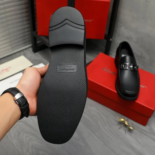 Replica Salvatore Ferragamo Leather Shoes For Men #1416538 $96.00 USD for Wholesale