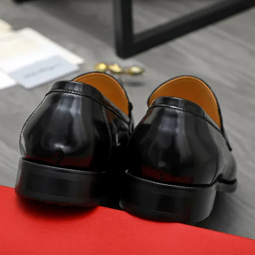 Replica Salvatore Ferragamo Leather Shoes For Men #1416544 $88.00 USD for Wholesale