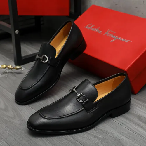 Salvatore Ferragamo Leather Shoes For Men #1416554