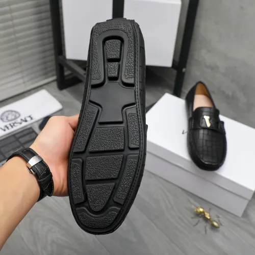 Replica Versace Leather Shoes For Men #1416939 $76.00 USD for Wholesale