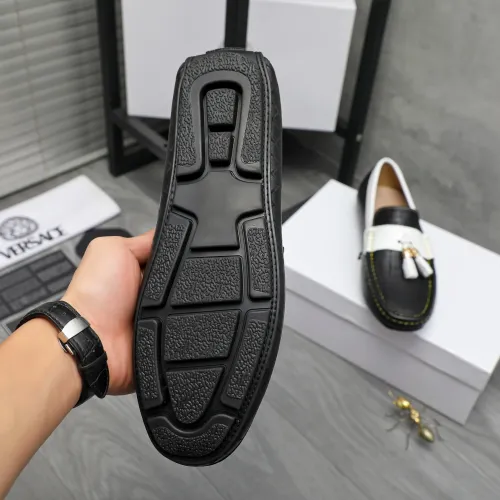 Replica Versace Leather Shoes For Men #1416941 $76.00 USD for Wholesale