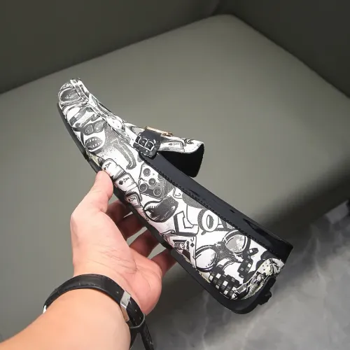 Replica Versace Leather Shoes For Men #1417131 $76.00 USD for Wholesale