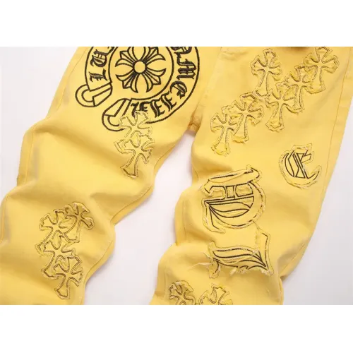 Replica Chrome Hearts Jeans For Men #1417706 $48.00 USD for Wholesale