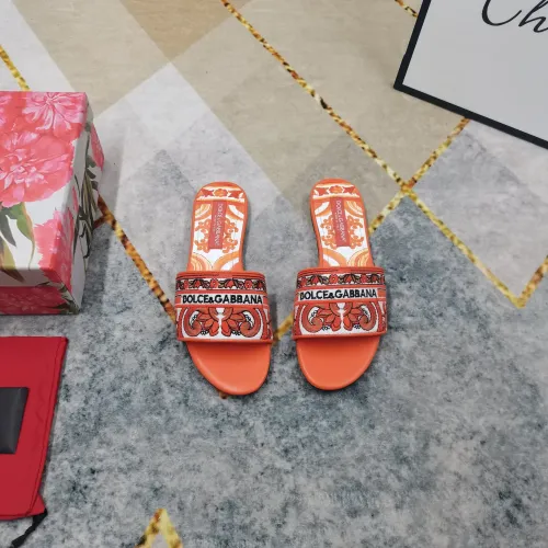 Replica Dolce & Gabbana D&G Slippers For Women #1417752 $125.00 USD for Wholesale
