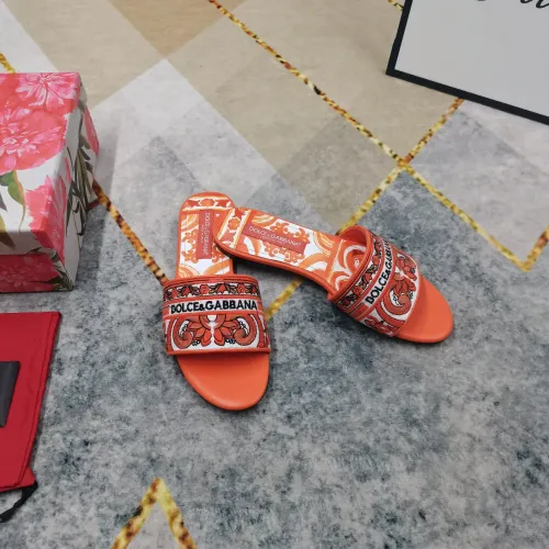 Replica Dolce & Gabbana D&G Slippers For Women #1417752 $125.00 USD for Wholesale