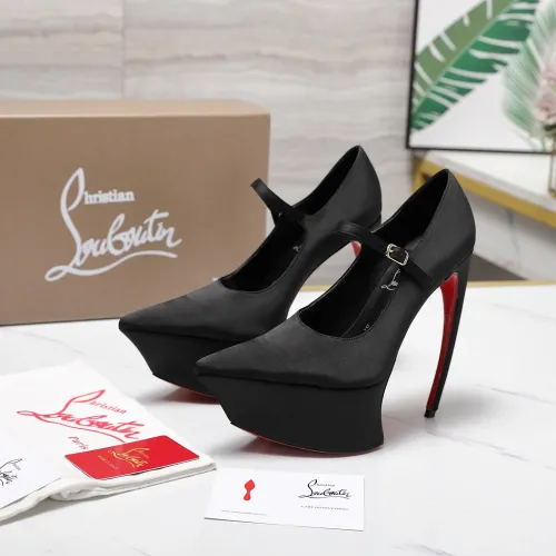 Replica Christian Louboutin High-heeled shoes For Women #1417936 $128.00 USD for Wholesale