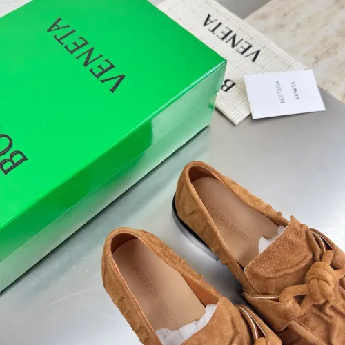Replica Bottega Veneta BV Leather Shoes For Women #1418062 $140.00 USD for Wholesale